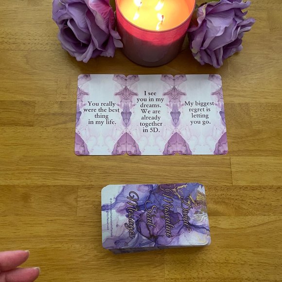 Divine Masculine Soul Messages Oracle Cards Message Cards for Twin Flames - Picture 5 of 6